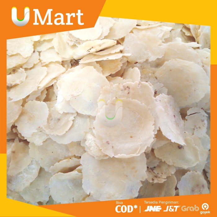 

U Mart - Emping Melinjo 500gram Tipis Mentah Kecil Khas Limpung