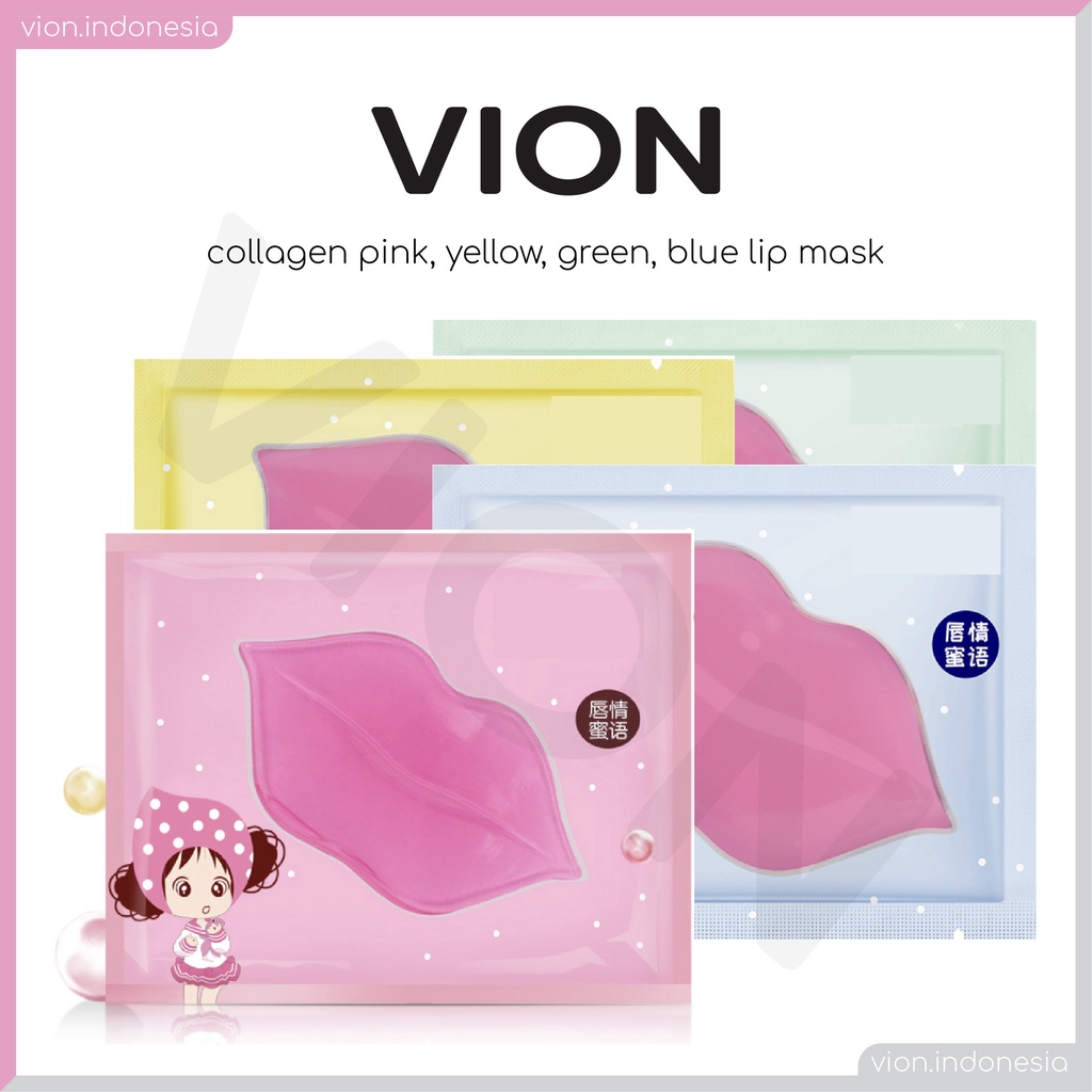 VION Lipmask Lip Mask Collagen Nourish Pelembab Bibir Beotua BA001