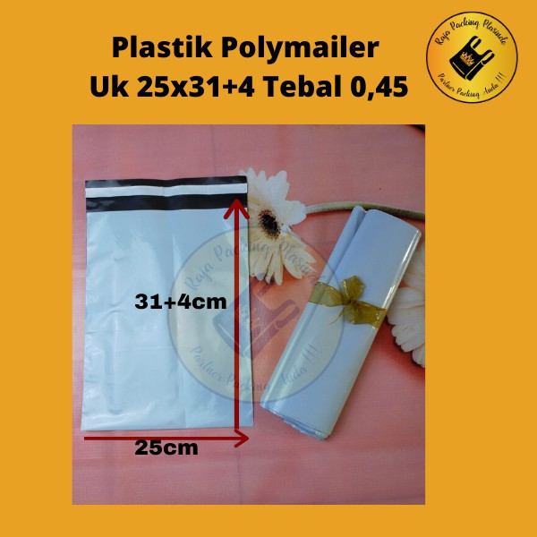 &lt;Ecer&gt; Plastik Polymailer Uk 25x31+4 Tebal 0,45 | Promo Polymailer |  plastik packing olshop murah