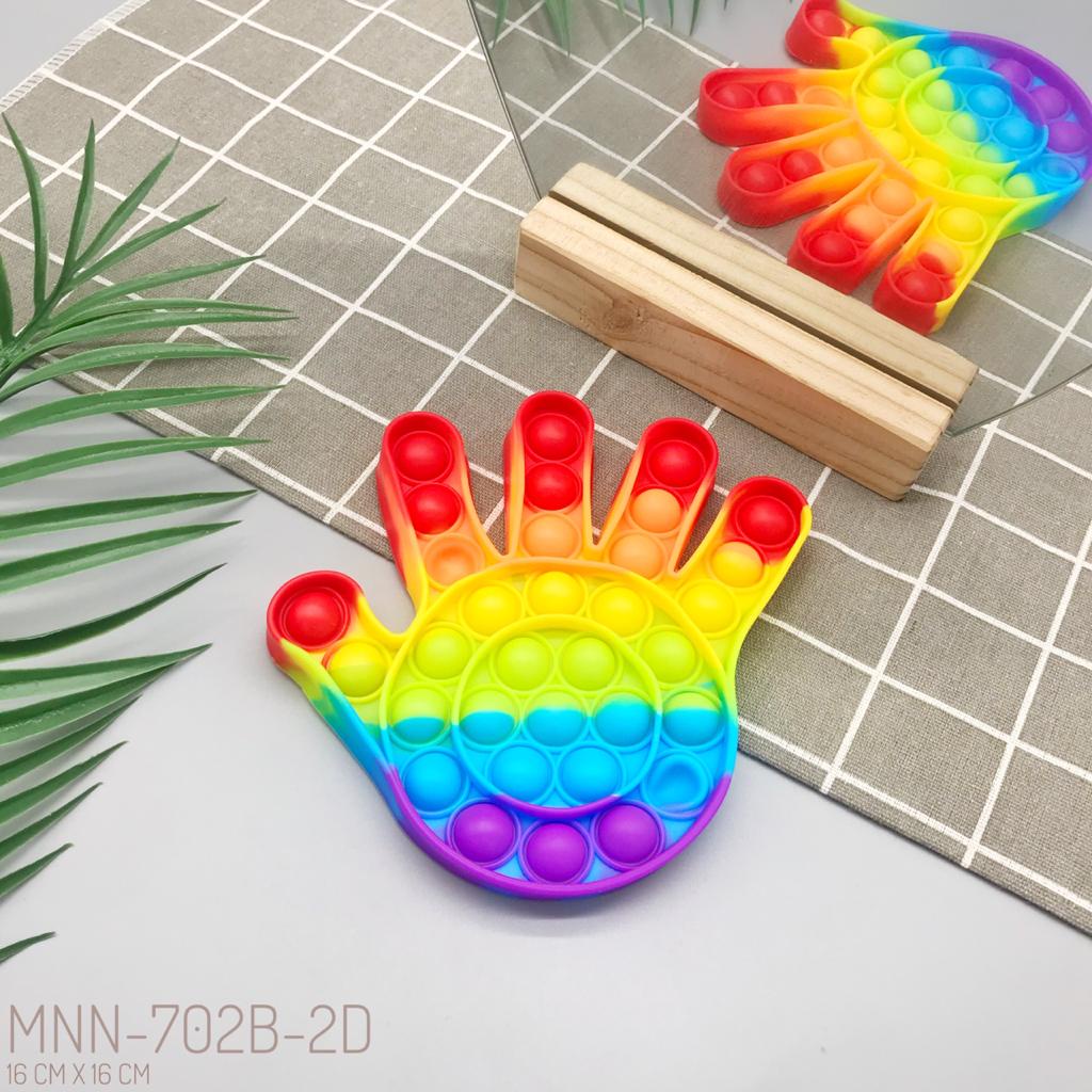 pop it rainbow amonngus - push bubble fidget toys rainbow apple- unicorn - dinosaurus-mickey-awan-JARI RAINBOW