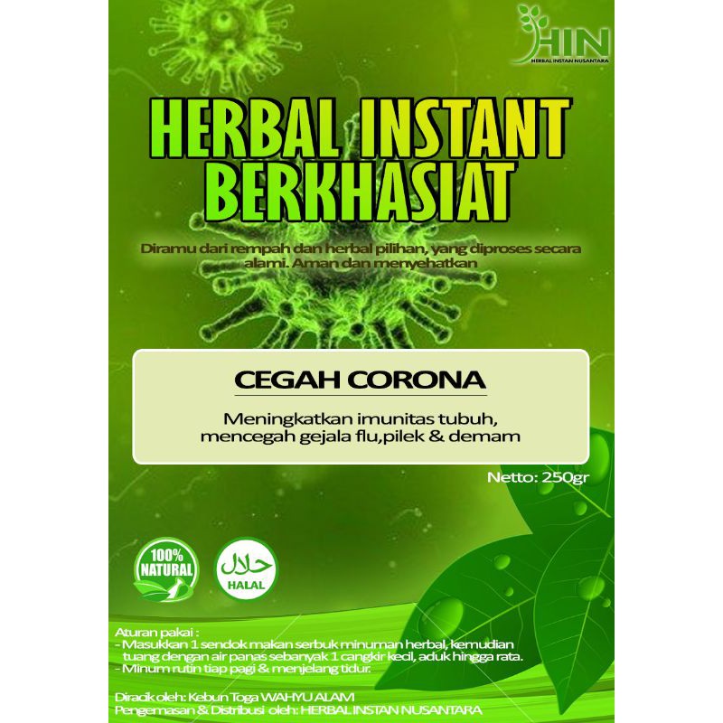 

Herbal Instan - Cegah Corona