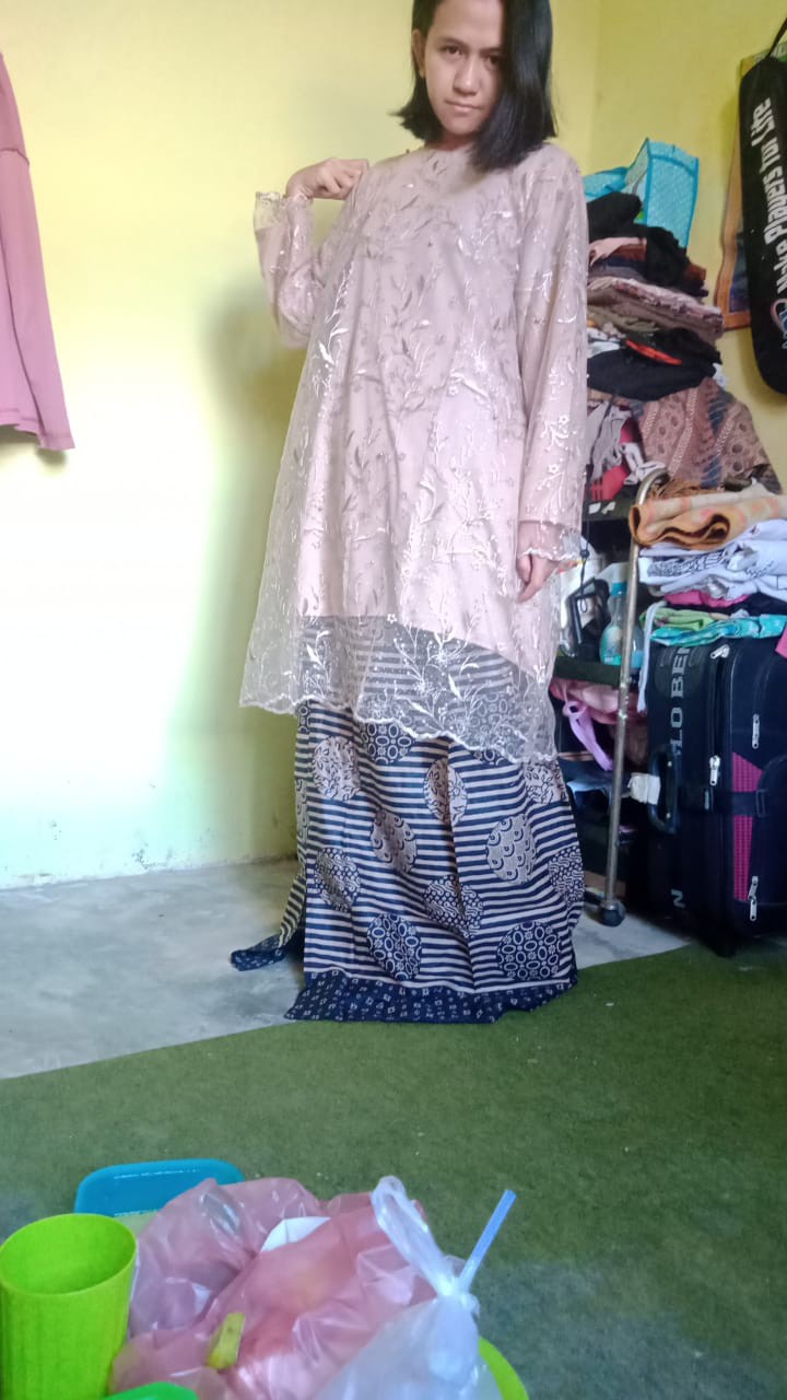 Khusus Jumbo. Jamila Set #2 Ld 120 Cm Setelan Kebaya Wanita Tunik