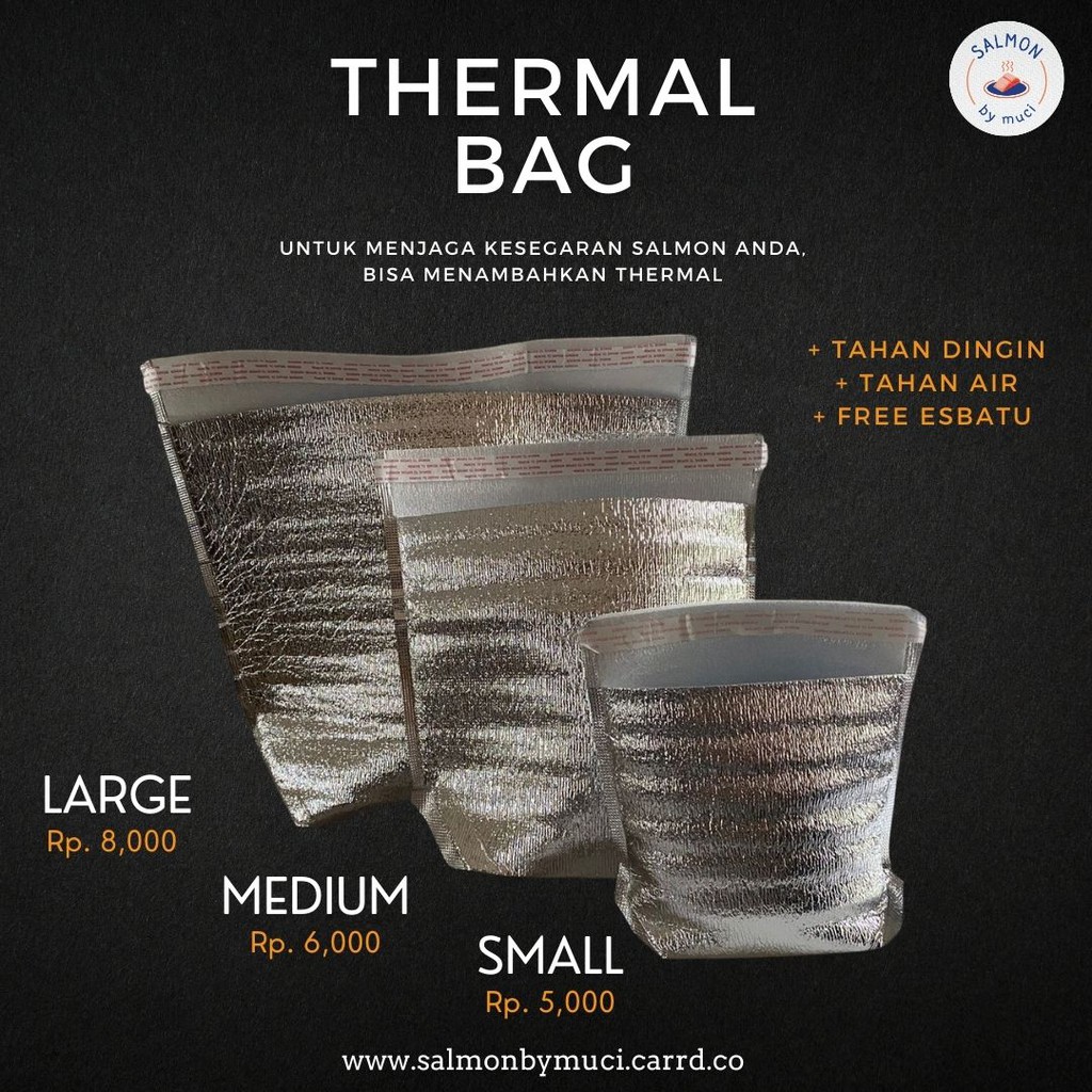 

Thermal Bag (TIDAK DIJUAL TERPISAH)