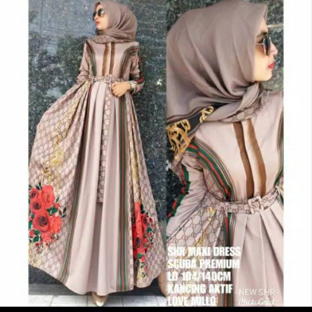 DRESS MAXI GUCCI ORI SHR