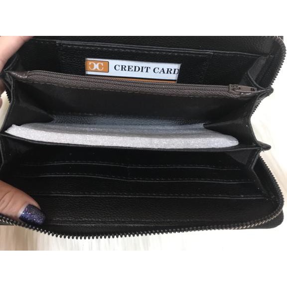 ✶ Dompet Wanita Seleting Braun Buffel Hitam ♣