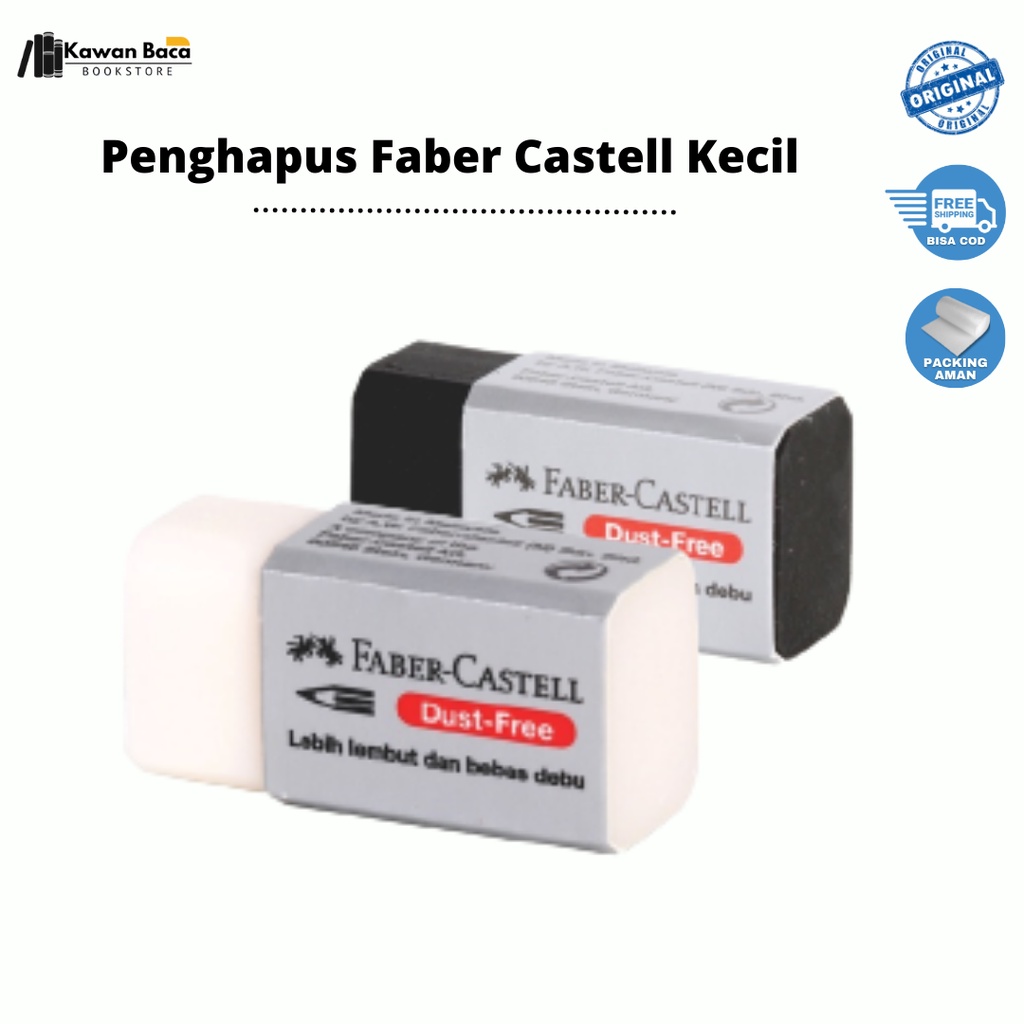 

Faber Castell Eraser Dust Free / Penghapus Faber Castell Kecil