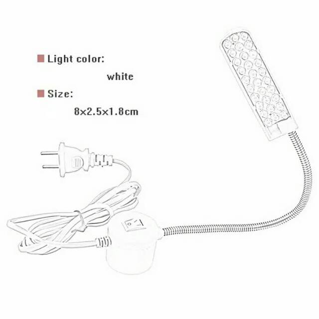 COD Lampu Mesin Jahit 30 Titik Lampu LED MEREK YOKE-5