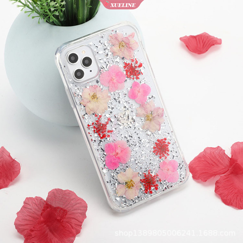 Soft Case Silikon Tpu Motif Bunga Kering Untuk Iphone 12 12 Pro 12 Pro Max 11 11 Pro 11 Pro Max