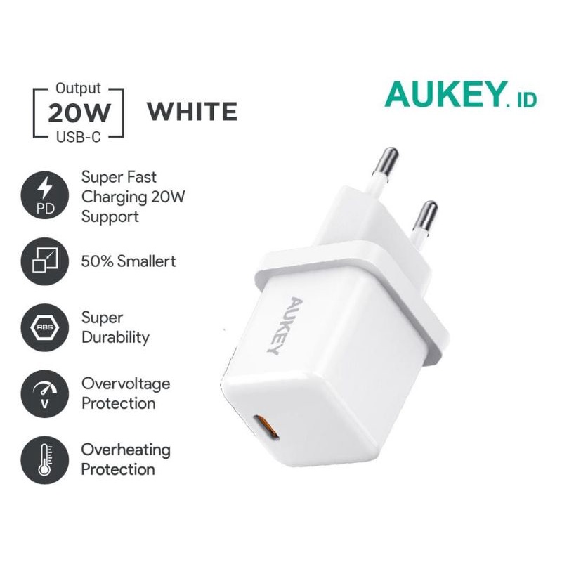 Aukey Charger PA-F5 20W Minima USB-C PD