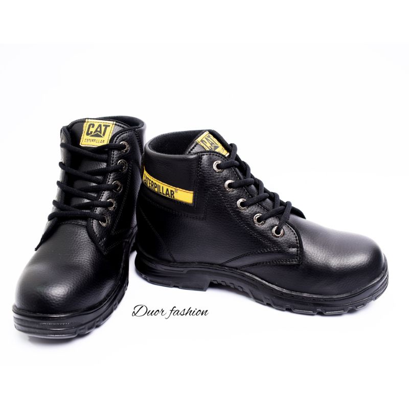 Sepatu Boot Pria Ujung Besi Kerja Lapangan Proyek Sefety Anti Slip Safety Shoes