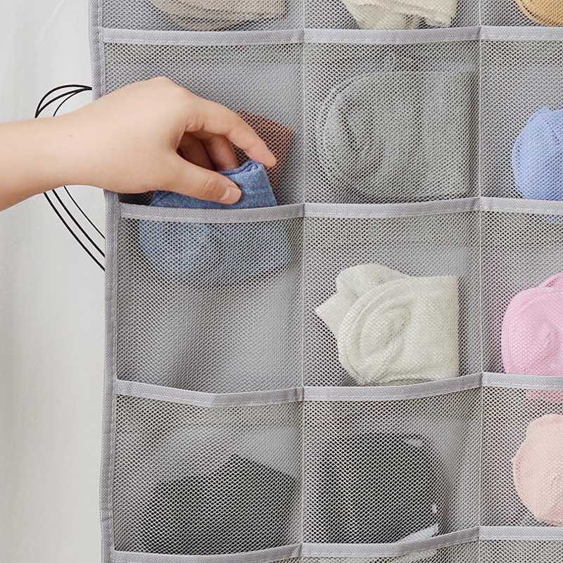 Underwear Organizer / Tempat Pakaian Dalam 30 Pouch Gantung 2 Sisi