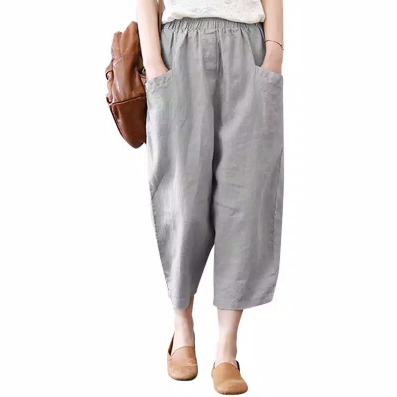 CELANA WANITA JUMBO WILOW PANTS WANITA CELANA SASHA CORP SAKU DEPAN CELANA JUMBO / HINATA PANTS