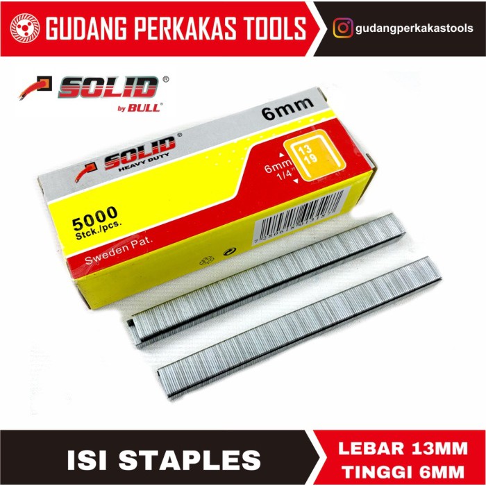 

SBO Isi staples tembak 6mm SOLID SEBELUM KEHABISAN