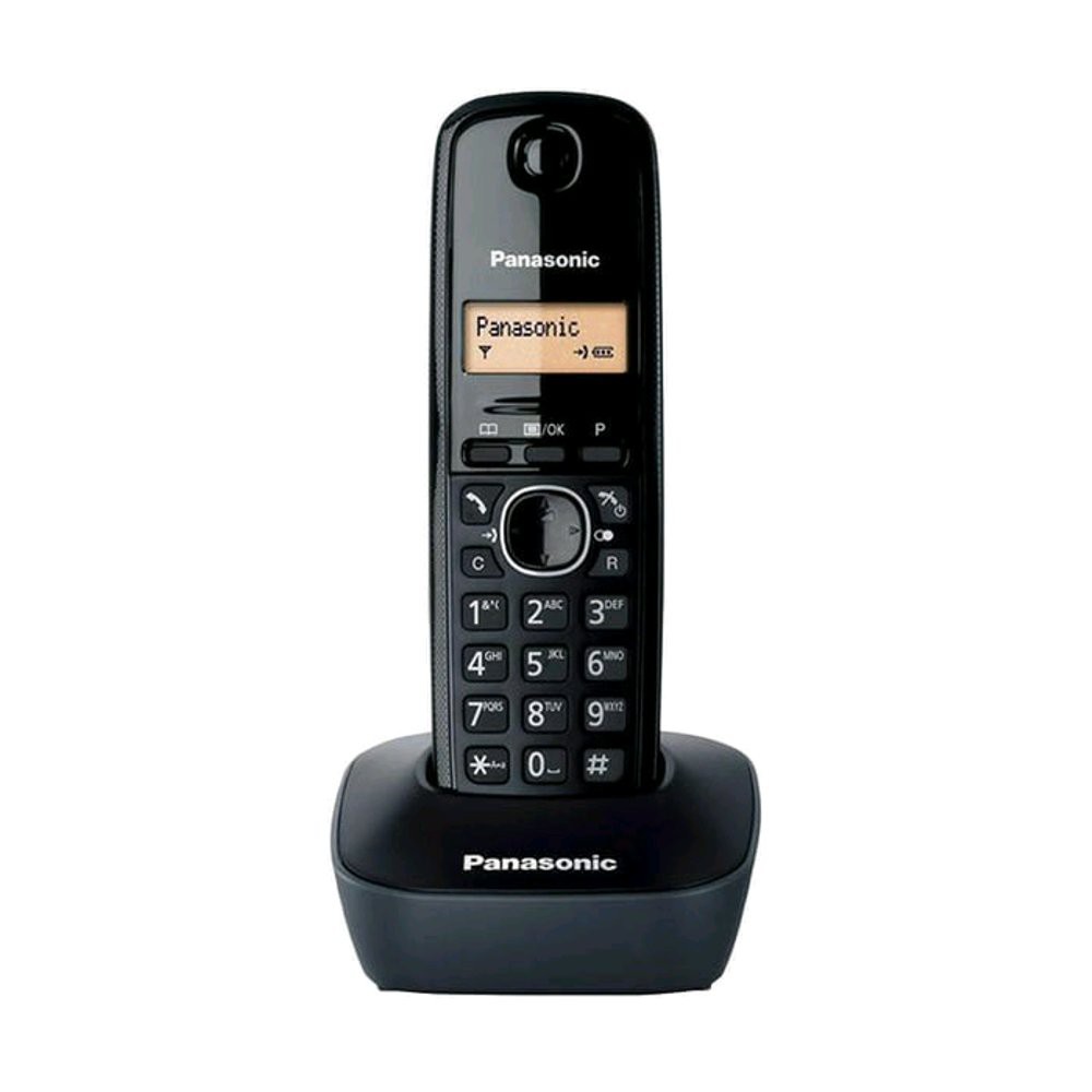 telpon rumah wireless panasonic kx-tg1611 pesawat telepon tanpa kabel kantor kx tg 1611