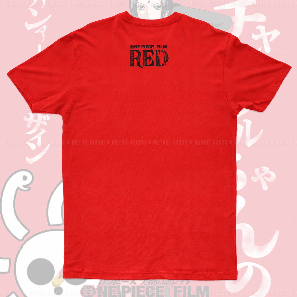 Kaos Boa Hancock Anime Manga One Piece Movie Film Red Premium Unisex