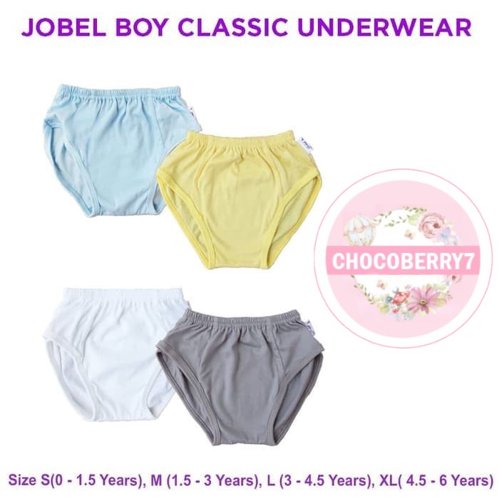 Ecer Celana Dalam Anak Bayi Laki Laki Jobel Boy Underwear CD Kazel Classic CD Anak Cowok