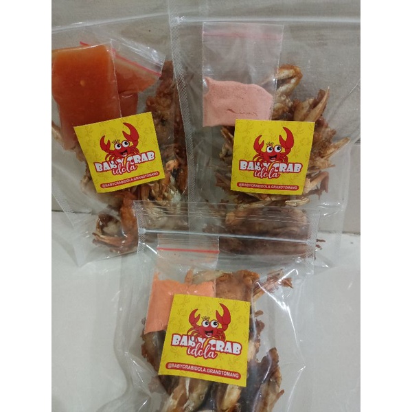 

[PROMO!!!] Snack Murah, Enak, Halal, Crispy BABY CRAB IDOLA 100Gr