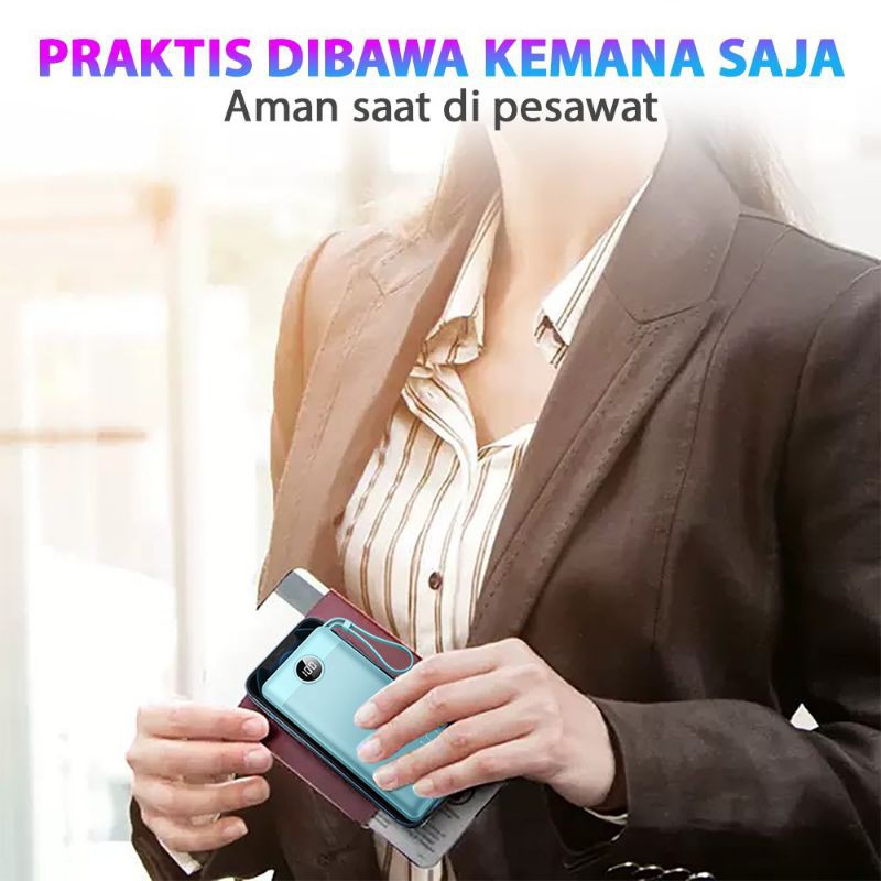 MOFIT M19 Powerbank 10000mAh + Fast Charger