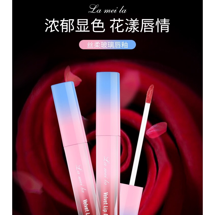 Lameila Lipstick Lip Glaze Lasting Moisturizing Liquid Lipstick Waterproof Moisturizing