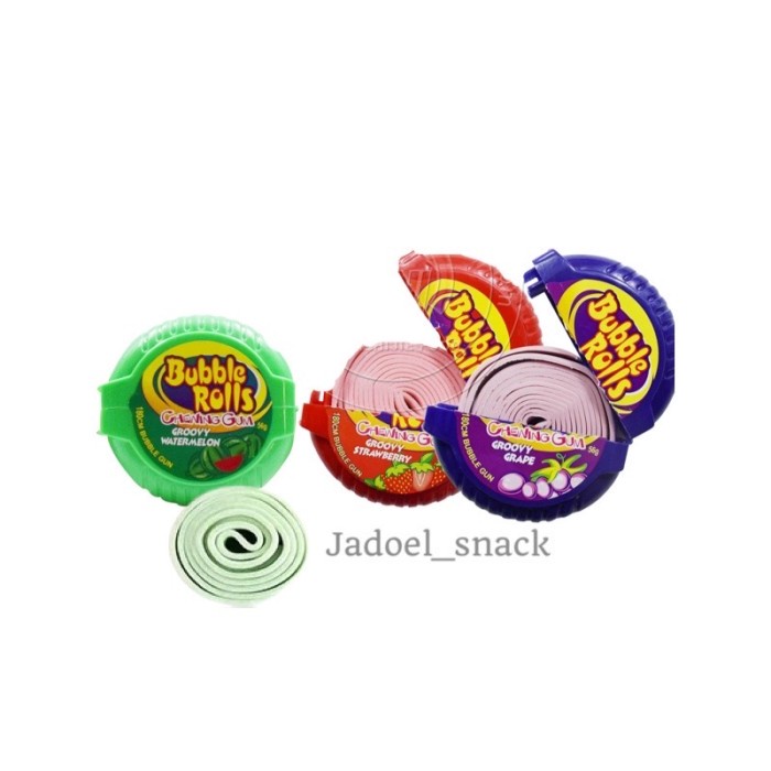 

Permen Karet Bubble Rolls 8 Gr by Jadoelsnack