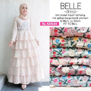 Jual Baju Brukat Wanita Belle Dress Az Diskon