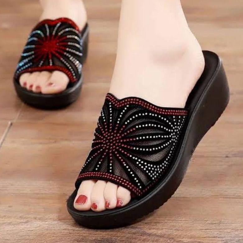 "ILS.10Jn22ᴱ" Sendal wanita Wedges-sendal wedges-sandal wedges-fld sandal wanita andin