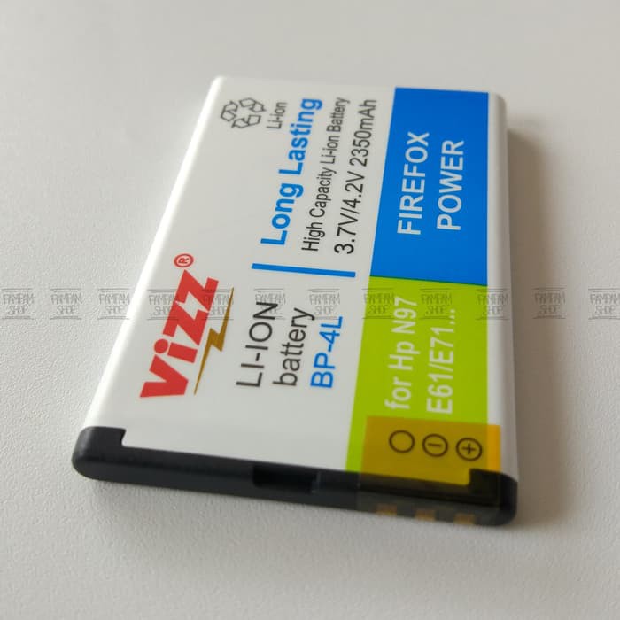 BARU  Baterai Vizz Original Double Power Nokia BP-4L BP4L 6650 6760 6790 E52