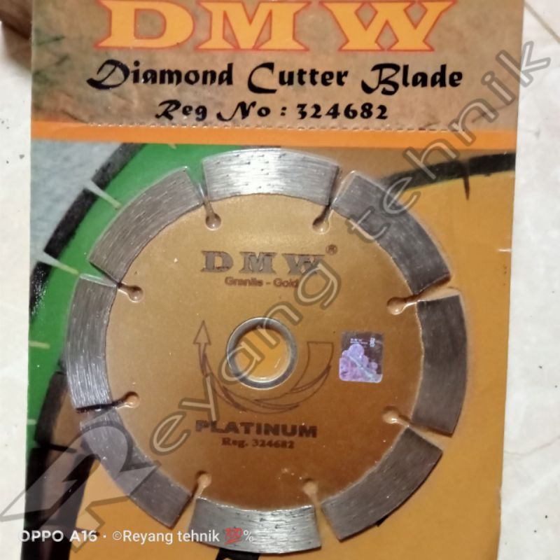 Mata Gerinda 4 inch Potong Keramik Granit DMW Gold PLATINUM Type Dry