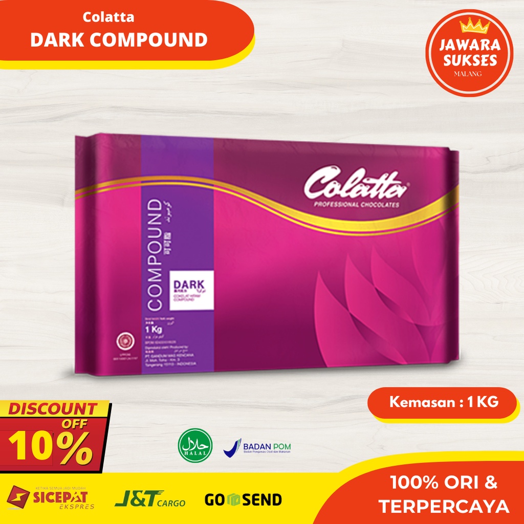 

Coklat Colatta Dark 1 KG | Cokelat Blok Compound | Chocolate Premium