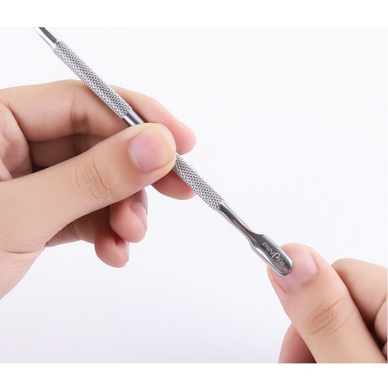 Pretty PINPAI PUSHER 100% STAINLESS STEEL PROFESIONAL NAIL PUSHER CUTICLE PUSHER/PENDORONG KUTIKULA