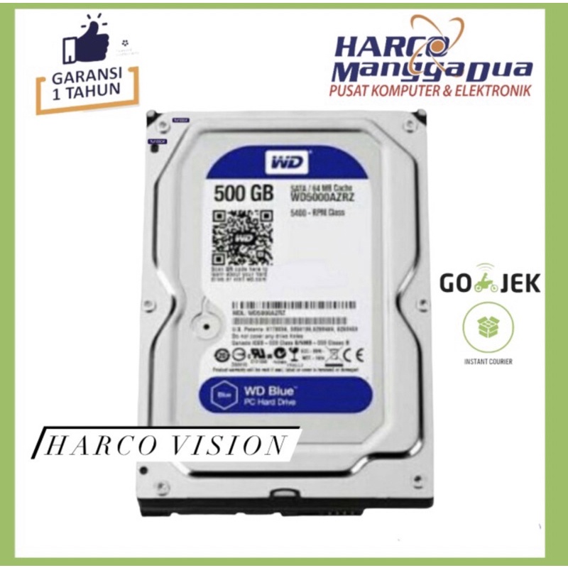 Harddisk Internal WD 3.5 320GB 500GB 1TB 2TB 3TB 4TB Buat PC CCTV DVR