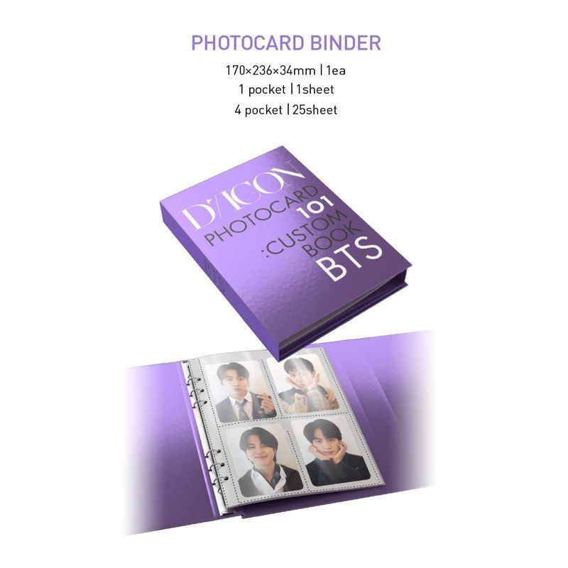 SHARING BTS DICON 101 BINDER