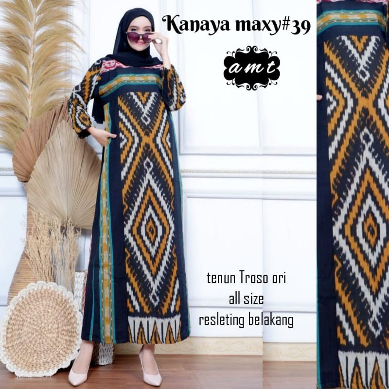NEW MOTIF GAMIS TENUN TROSO ORI KANAYA MAXY AMT
