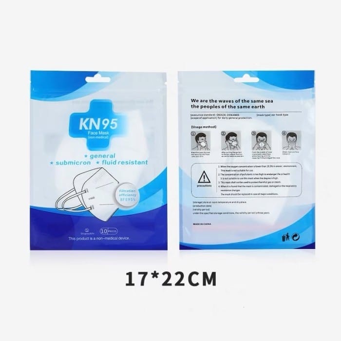 Masker KN95 5ply packing min beli 2pc