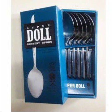 SENDOK MAKAN SUPER DOLL / SUPER DOLL SENDOK MAKAN 6 PCS