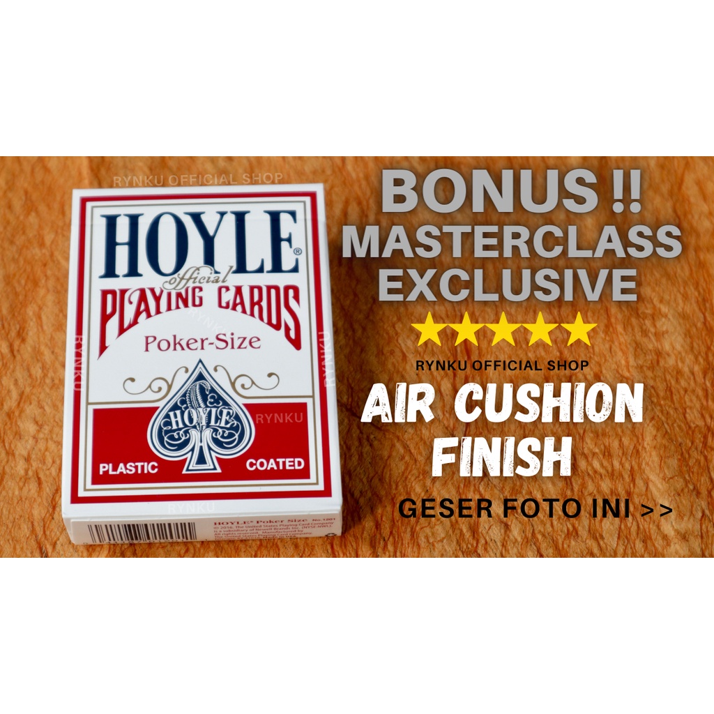 KARTU REMI BICYCLE HOYLE PLAYING CARD - MERAH