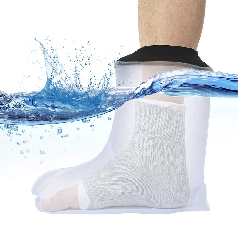 Kaki Penutup Cor Anti Air Untuk Mandi Ankle Shower Dewasa Kedap Air Pelindung Kaki Luka Untuk Renang Mandi Aksesoris