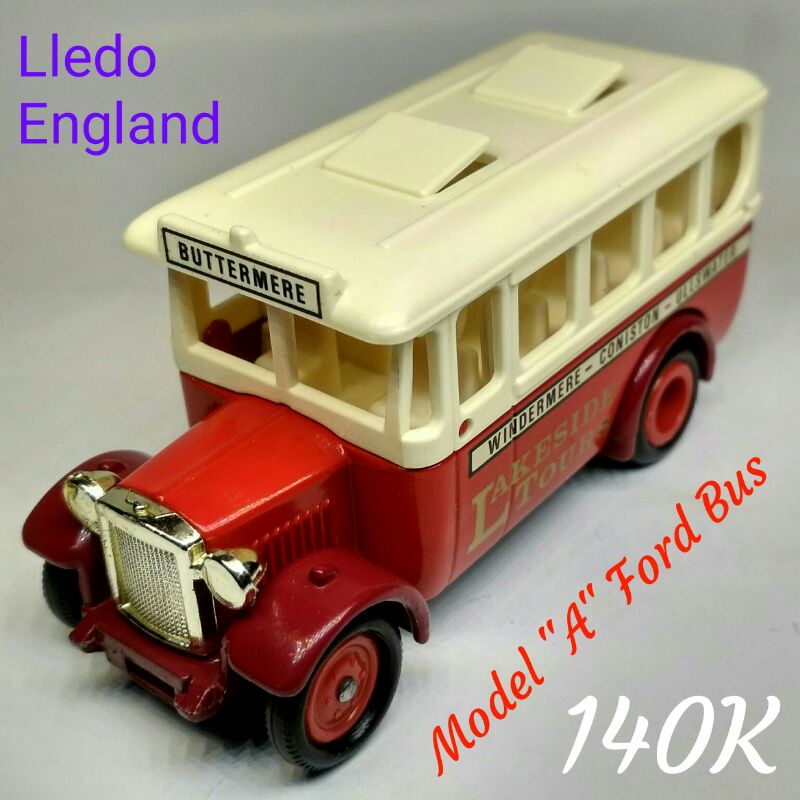 Diecast Classic Vintage Lledo Model A Ford Bus Lakeside Tours
