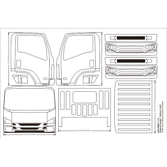 Ukuran Kabin Truk Miniatur Cara Membuat Kabin Truck Isuzu Nmr 71 Detail Dari Kardus Bagian 1 Miniatur Truk Detail Youtube 46lcdsceniumflatt69673