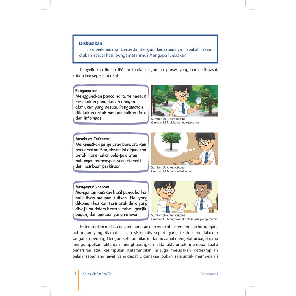 Buku Ipa Smp Kelas 7 Semester 1 K13 Revisi Terbaru Shopee Indonesia