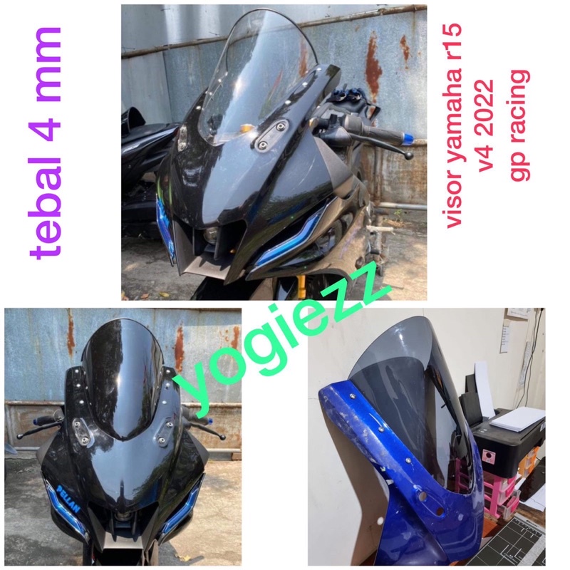 windshield all new yamaha r15 v4 visor yamaha r15 flyscreen yamaha r15 v4 gp racing visor yamaha r15
