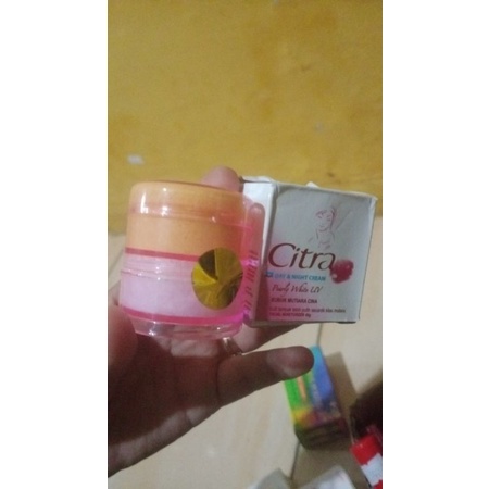 Cream citra Siang malam pemutih wajah alami