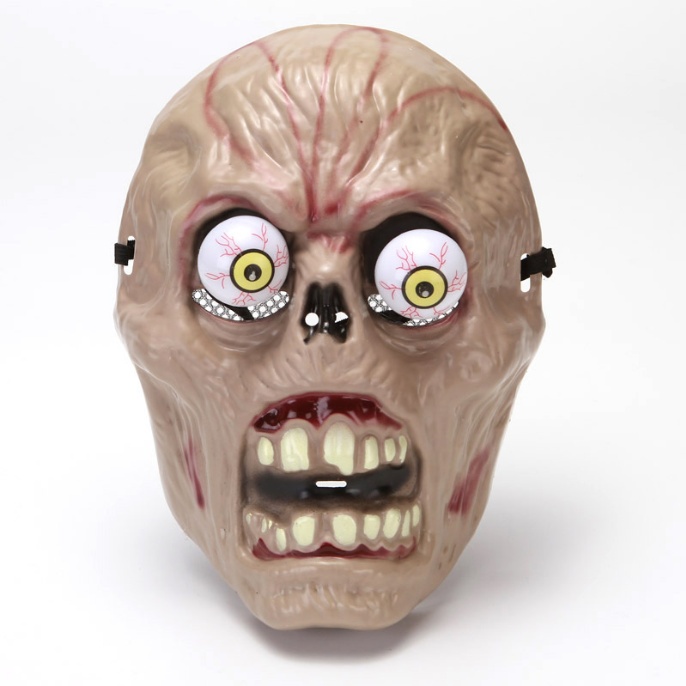 Topeng Zombie Topeng Hantu Halloween Party Mask 1219-312 004