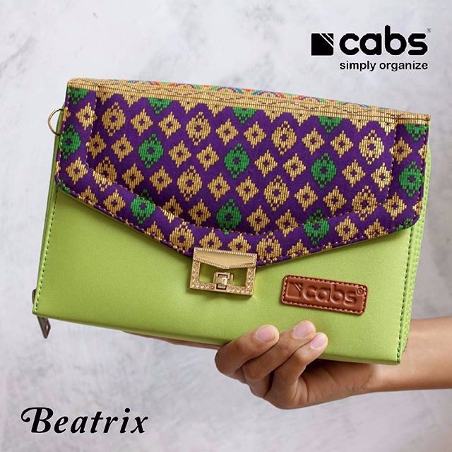 Cabs Pocket Beatrix (Tas Dompet Cantik Selempang Multifungsi) Green F-20