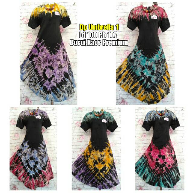 Daster Payung Combed Babydoll Cotton Combed 30s