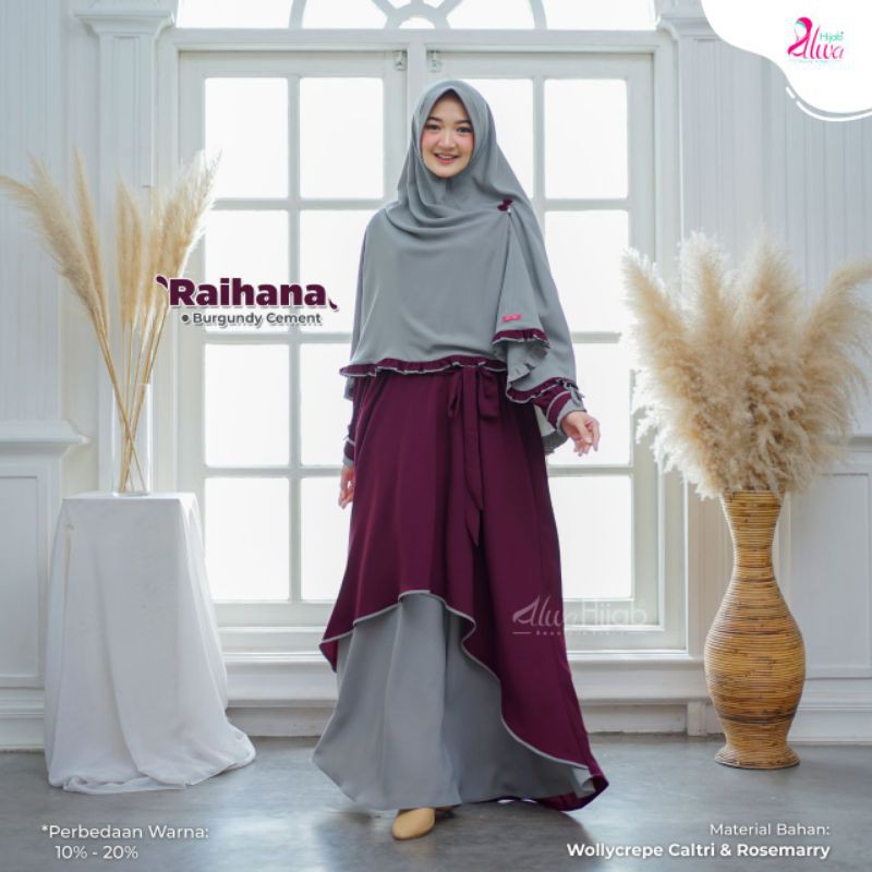 READY STOCK RAIHANA GAMIS SET BY ALWA HIJAB