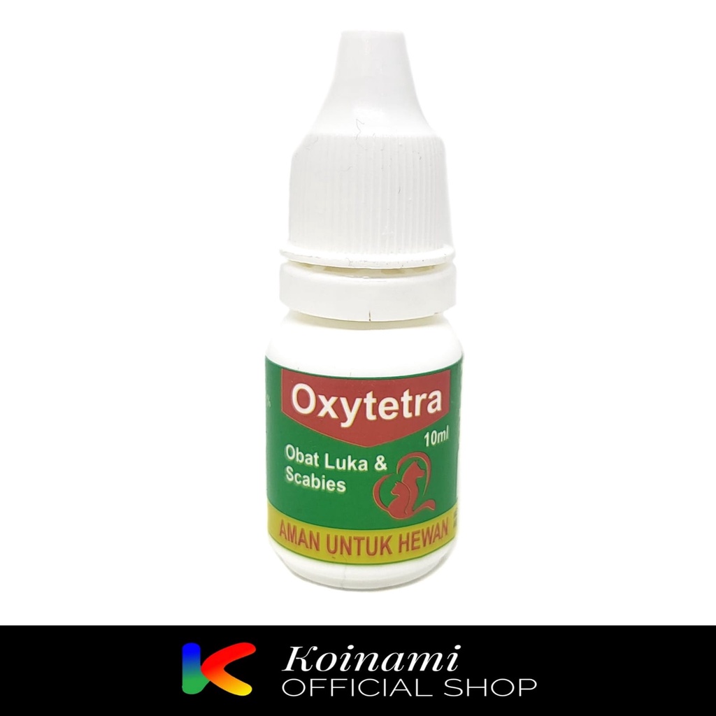 Oxytetra 10ml - Obat Luka Kucing Anjing - Obat Scabies Kucing Anjing - Obat Jamur Kucing Anjing - BTM