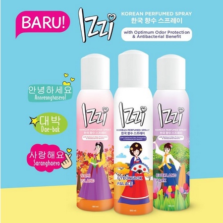 [PGO] Izzi Parfum Remaja Korea Perfumed Spray Cologne Limited Edition