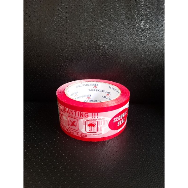

lakban merah red FRAGILE 48mm 50yard/90yard