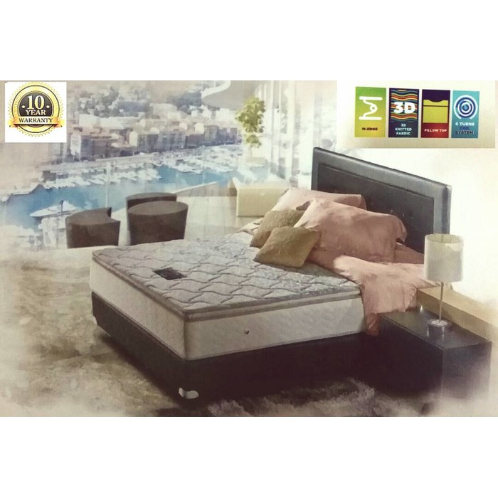 Elite Springbed Kasur Matras plushtop pillowtop serenity 160 x 200